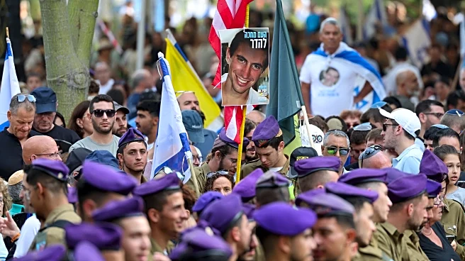 Tens of thousands attend funeral of Israeli soldier whose remains were held in Gaza for 11 years