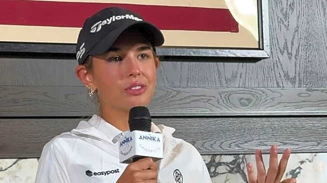 President Trump's granddaughter, Kai Trump, has brought buzz to an LPGA tournament