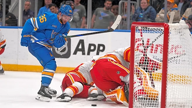 Walker, Binnington lead Blues to 3-2 win over Flames