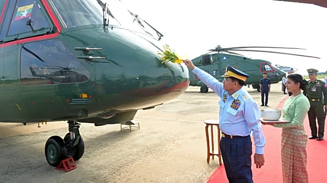 Myanmar military takes delivery of helicopters and aircraft from Russia and China