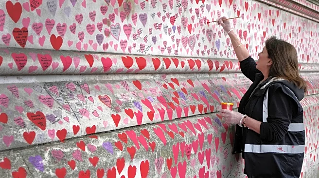 UK commits to ensuring 'poignant' COVID memorial wall in London will be preserved