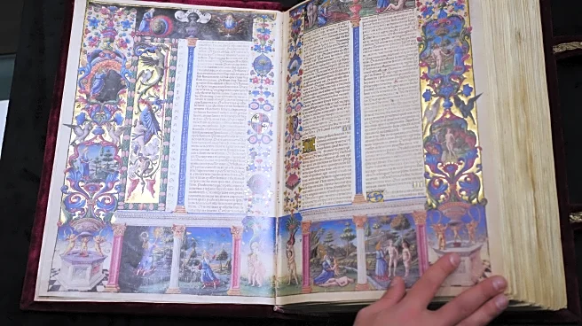 Bible described as the ‘Mona Lisa of illuminated manuscripts’ goes on display in Rome