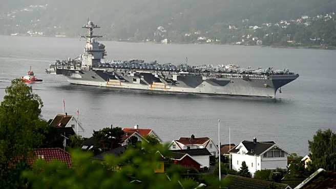 US aircraft carrier nears Venezuela in flex of American military power