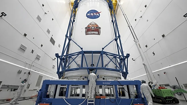 Blue Origin launches huge rocket carrying twin NASA spacecraft to Mars