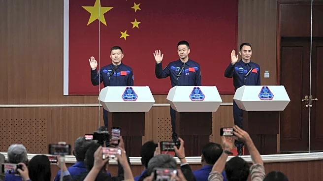 China's stranded astronauts returning from space station on spacecraft that brought new crew