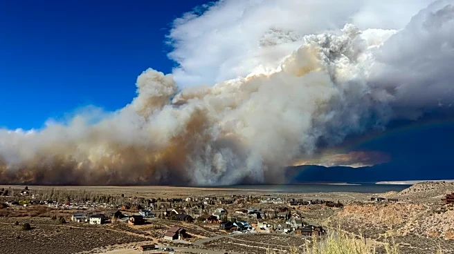 Fast-moving blaze in picturesque California county damages 15 structures and prompts evacuations