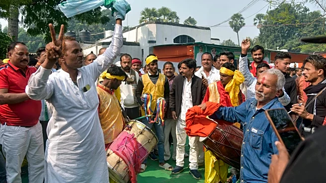 Modi's coalition leads in a key Indian state election