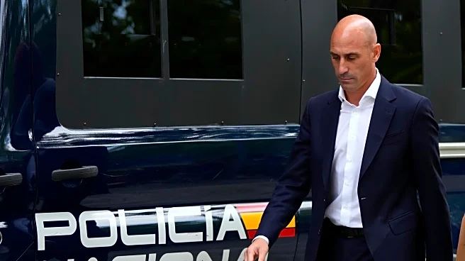 Former Spanish soccer boss Rubiales egged by uncle at book presentation