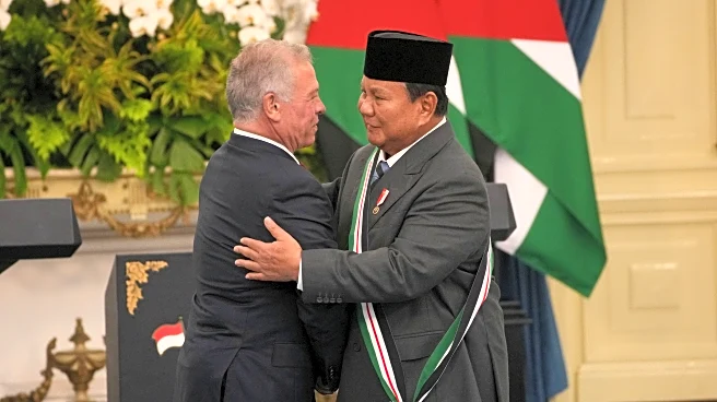 Jordan's king and Indonesia's leader hold talks on economic ties and Gaza