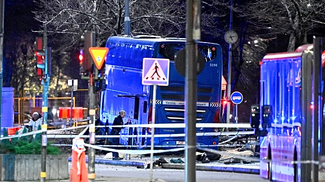 Bus crashes into a bus stop in Stockholm and causes fatalities, police say