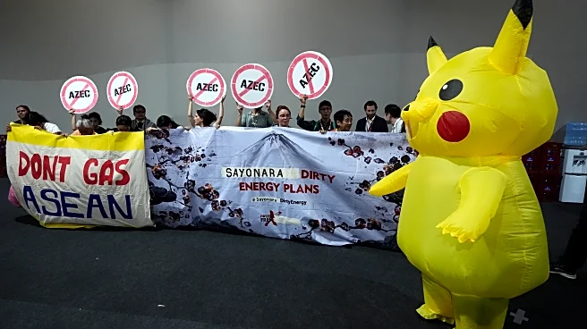 Protesters in Pikachu costumes demand Japan end fossil fuel financing at UN climate conference