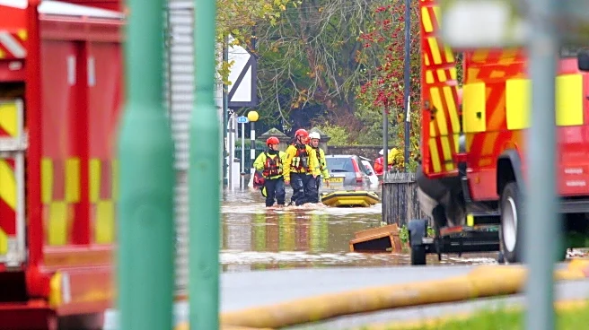 Dozens rescued or evacuated in Wales as Storm Claudia floods Monmouth
