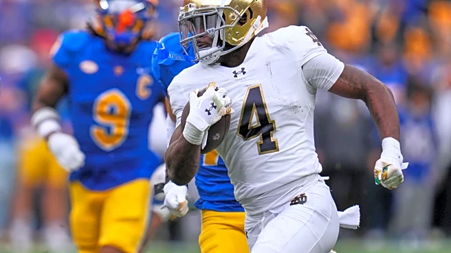 Jeremiyah Love and No. 9 Notre Dame overwhelm No. 23 Pittsburgh in 37-15 victory