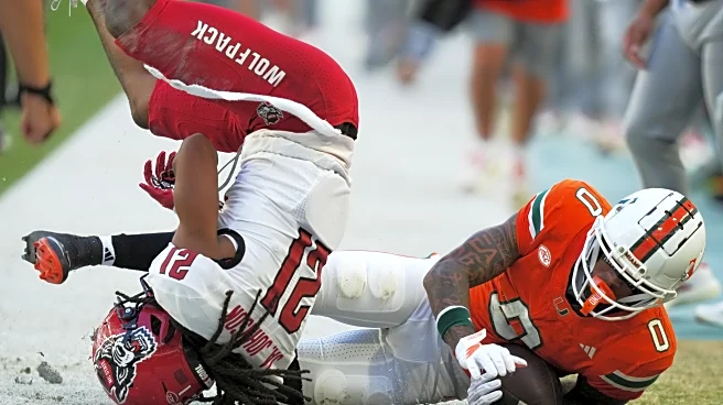Carson Beck throws 3 TDs, No. 16 Miami rolls to 41-7 win over N.C. State