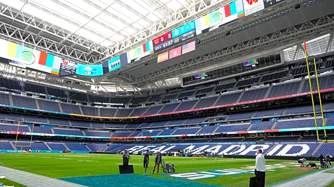Atmosphere at Santiago Bernabeu Stadium looking a lot different ahead of 1st NFL game in Spain