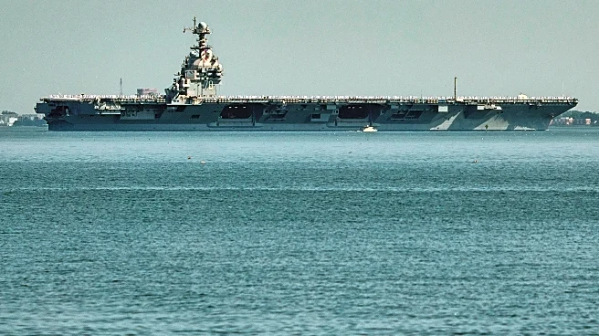 US aircraft carrier arrives in the Caribbean in major buildup near Venezuela
