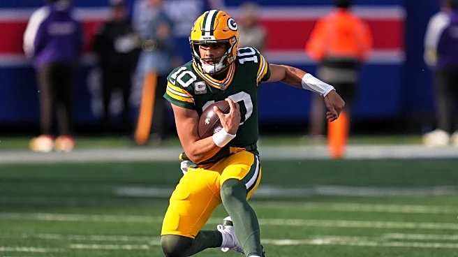 Packers QB Jordan Love returns against the Giants after exiting with a shoulder injury