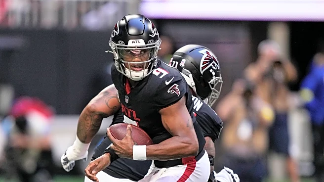 Falcons QB Michael Penix injures knee against Panthers and replaced by Kirk Cousins