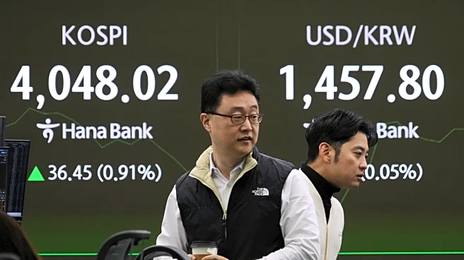 European and Asian shares mostly decline after a lackluster finish on Wall Street