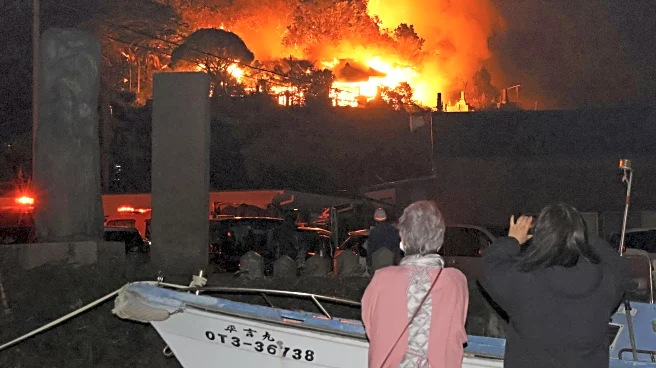 Fire burning in southwestern Japan damages 170 homes and forces evacuations