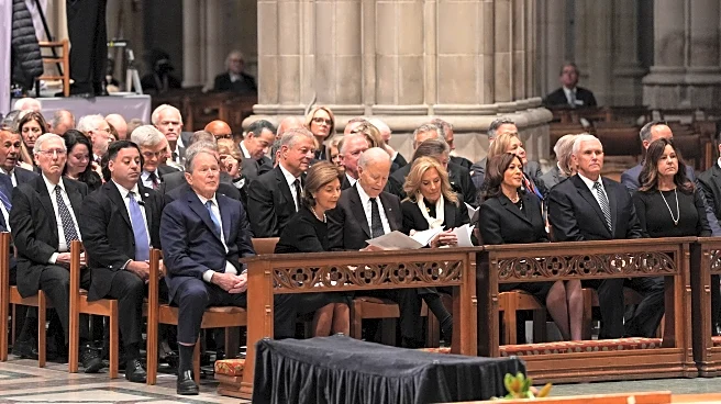 Who was in attendance--and who wasn't--at Dick Cheney's funeral