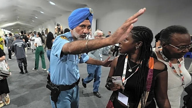 Fire prompts evacuations at UN climate talks in Brazil, but officials say no one hurt