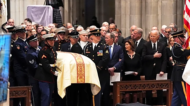 Respect and remembrance for Cheney from Bush, Biden and past vice presidents as Trump is excluded