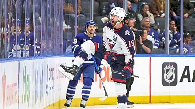 Fantilli scores second goal of game in OT to lift the Blue Jackets past the Maple Leafs, 3-2