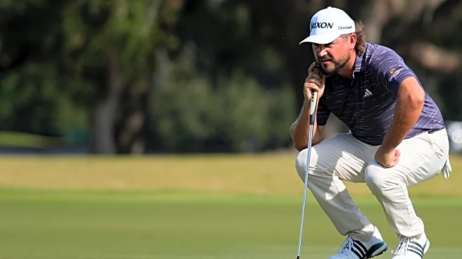 Andrew Novak takes the lead at Sea Island as others try to stay in the game to keep cards