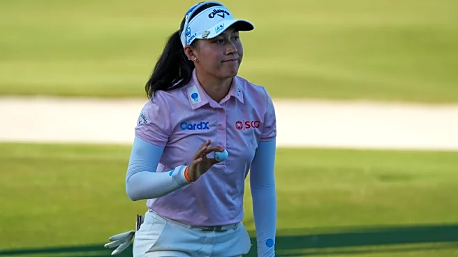Thitikul nearly flawless for a 63 to build 3-shot lead in LPGA season finale