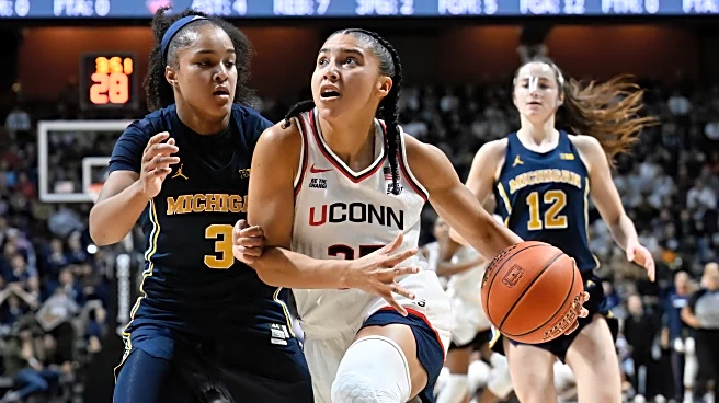 Azzi Fudd scores 31 points to help No. 1 UConn top No. 6 Michigan 72-69