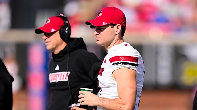 Louisville QB Miller Moss doesn't play in loss at SMU because of a foot injury