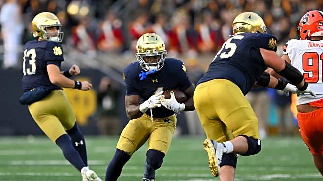 Jeremiyah Love scores 3 TDs as No. 9 Notre Dame overwhelms injury-ravaged Syracuse 70-7