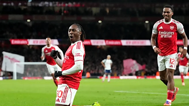 Eze scores hat trick as Arsenal beats Tottenham to take 6-point lead in Premier League