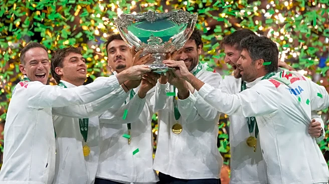 Italy wins Davis Cup for third straight year by beating Spain in final
