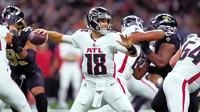 Kirk Cousins' 2 TD passes help the Falcons end a 5-game skid and beat the Saints, 24-10
