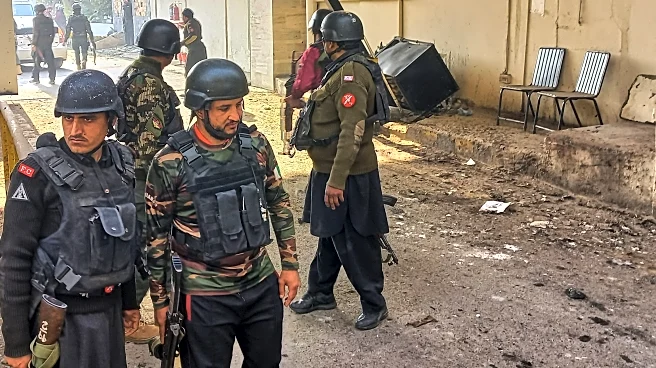 Suicide bombers strike security force headquarters in northwestern Pakistan, killing 3 officers