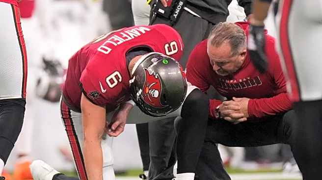 QB Baker Mayfield is the latest player injured for the reeling Buccaneers