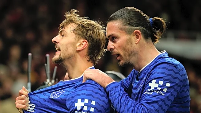 Ten-man Everton beats Man United 1-0 despite Gueye's red card for striking a teammate