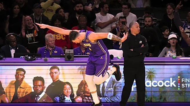 Luka, LeBron lead Lakers past Clippers 135-118 for 5th straight win, clinching their NBA Cup group