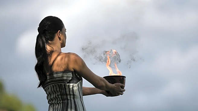 Under a cloud, the Olympic flame begins its journey to the Milan Cortina Winter Olympics