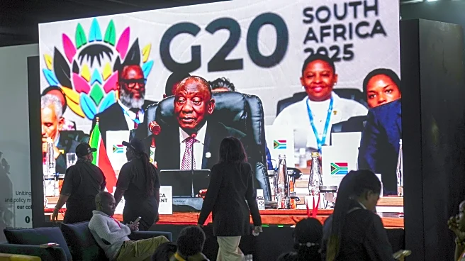 Trump says he's barring South Africa from participating in next year's G20 summit in Miami