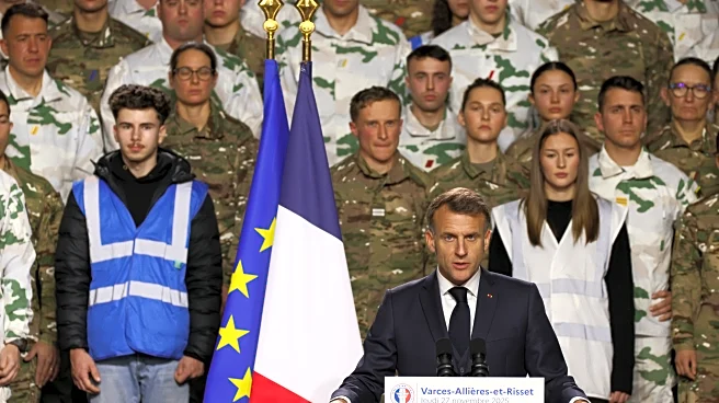 French president unveils new military program for volunteers aged 18 and 19
