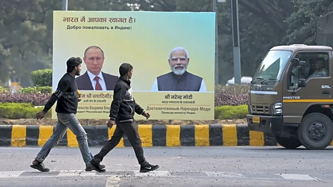 Putin arrives in New Delhi on a state visit aimed at bolstering Russia-India ties