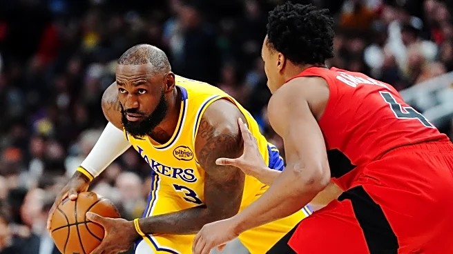 Hachimura hits 3 at buzzer on pass from James as Lakers beat Raptors 123-120