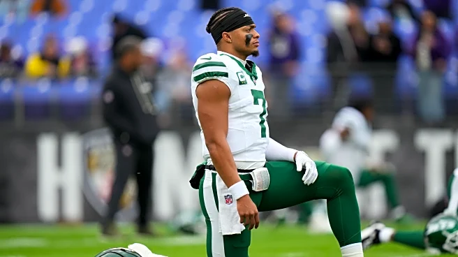 Jets' Justin Fields out vs. Dolphins due to sore knee and rookie Brady Cook to serve as backup QB