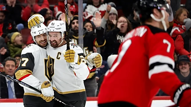 Theodore has goal and assist, Schmid gets shutout as Golden Knights beat Devils 3-0