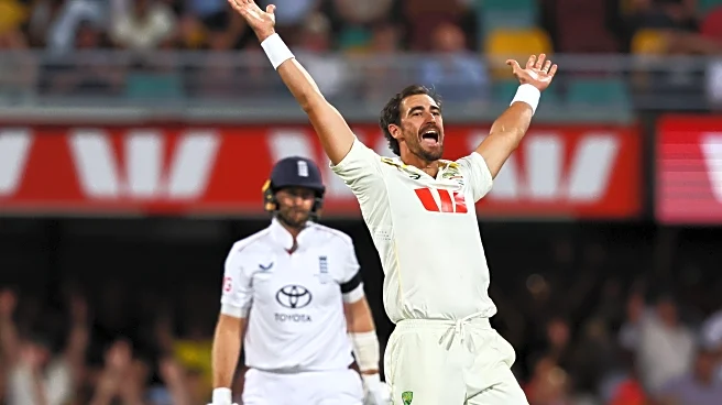 Starc torments England with bat and ball in 2nd Ashes test as Australia eyes another big win