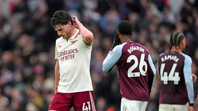 Arsenal stunned late by Aston Villa, Man City closes gap and Liverpool draws