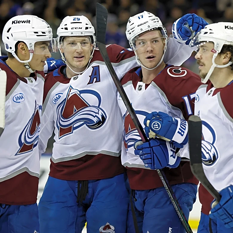 MacKinnon scores twice as the Avalanche beat the Rangers 3-2 in overtime